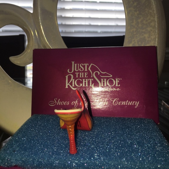 Just The Right Shoe NWOB! Step Into Summer Tequila Sunrise Item 25471 Excellent - Picture 4 of 8